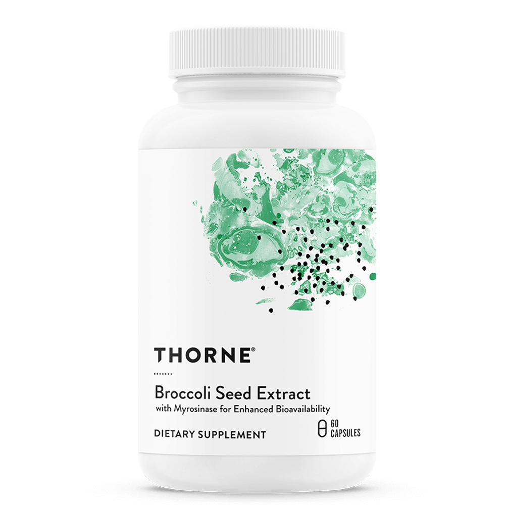 Thorne Broccoli Seed Extract with Myrosinase for Enhanced Bioavailability - 60 Capsules