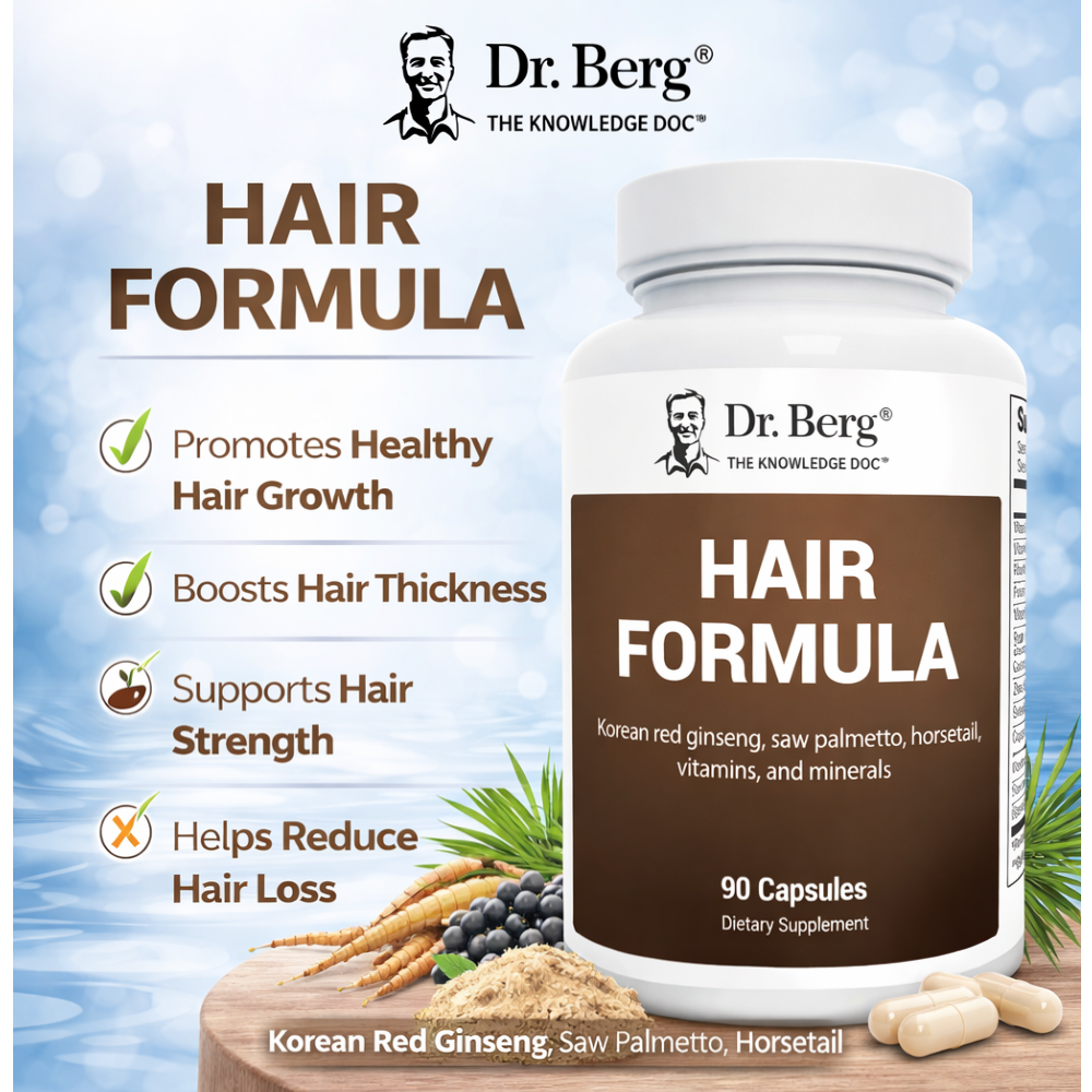 Dr Berg Hair Formula | Hair Essential – 90 Capsules