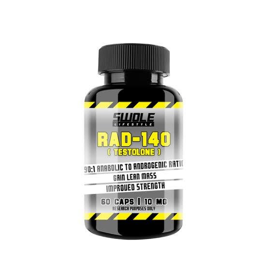 RAD140 Testolone 10mg 60 capsules Swole