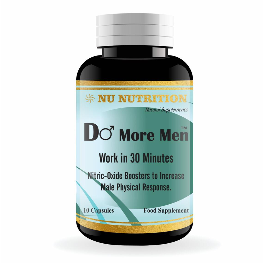 Nu Nutrition Do More Men – 10 Capsules for Enhanced Strength & Vitality