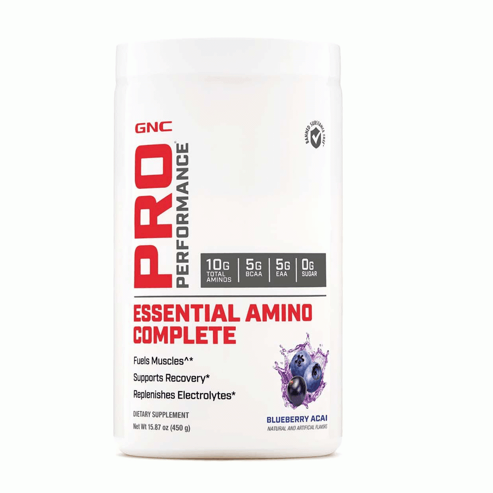 GNC Pro Performance Amino Complete – Muscle Fuel & Recovery | Blueberry Acai