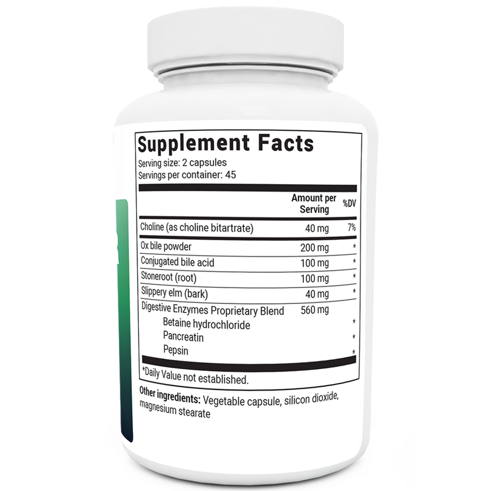 Dr. Berg Extra Strength Gallbladder Formula - Supports Gut Health | 90 Caps