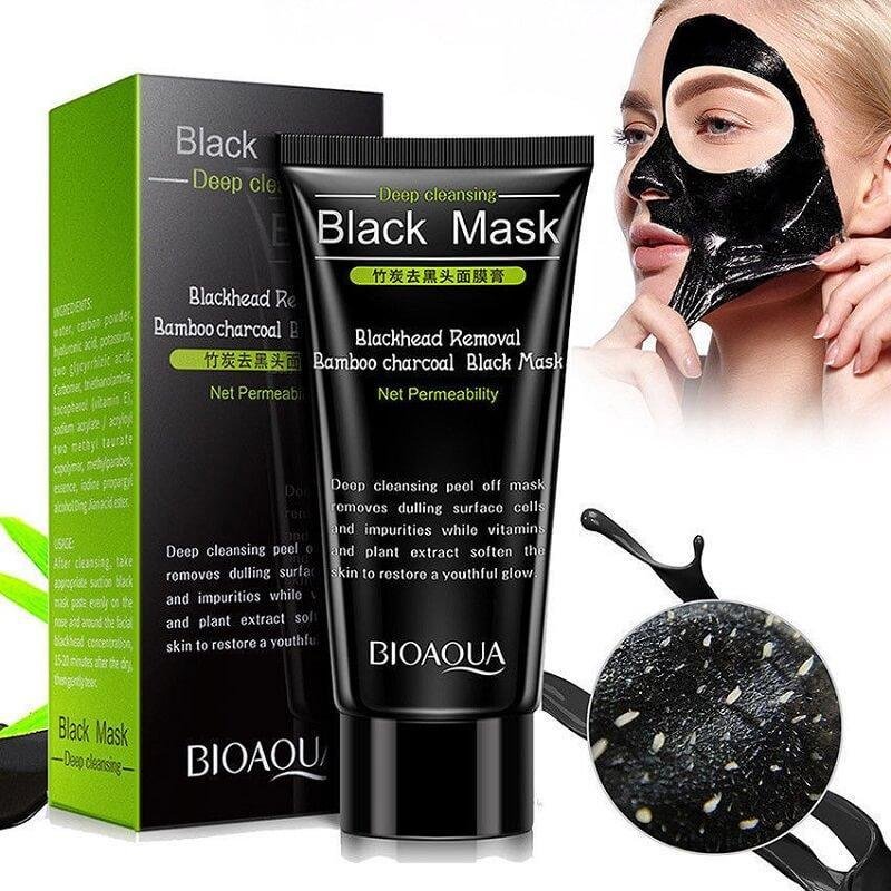 Activated Blackhead Removal Bamboo Charcoal Black Facial Mask