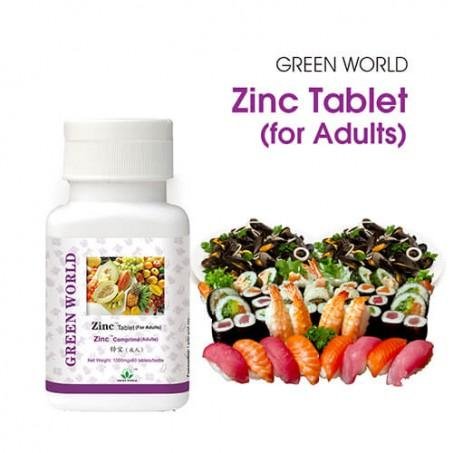 Zinc Tablet (For adults) By Green World Available Online In Lahore