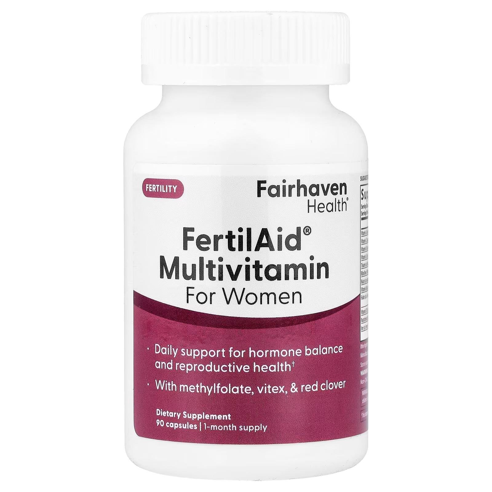 Fairhaven Health, FertilAid® Multivitamin For Women, 90 Capsules