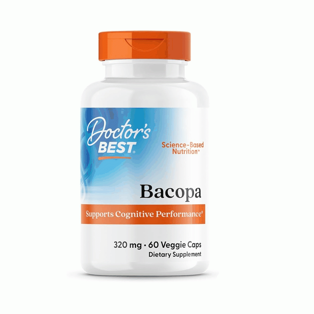 Doctor's Best Bacopa | Cognitive Performance Support 320mg 60 Veggie Capsule