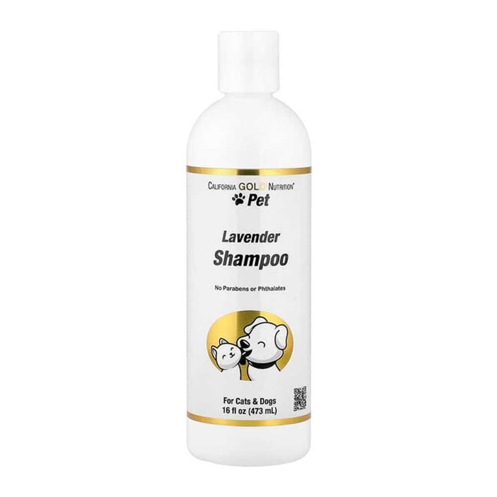California Gold Nutrition Pet Shampoo for Cats & Dogs Lavender 473 ml