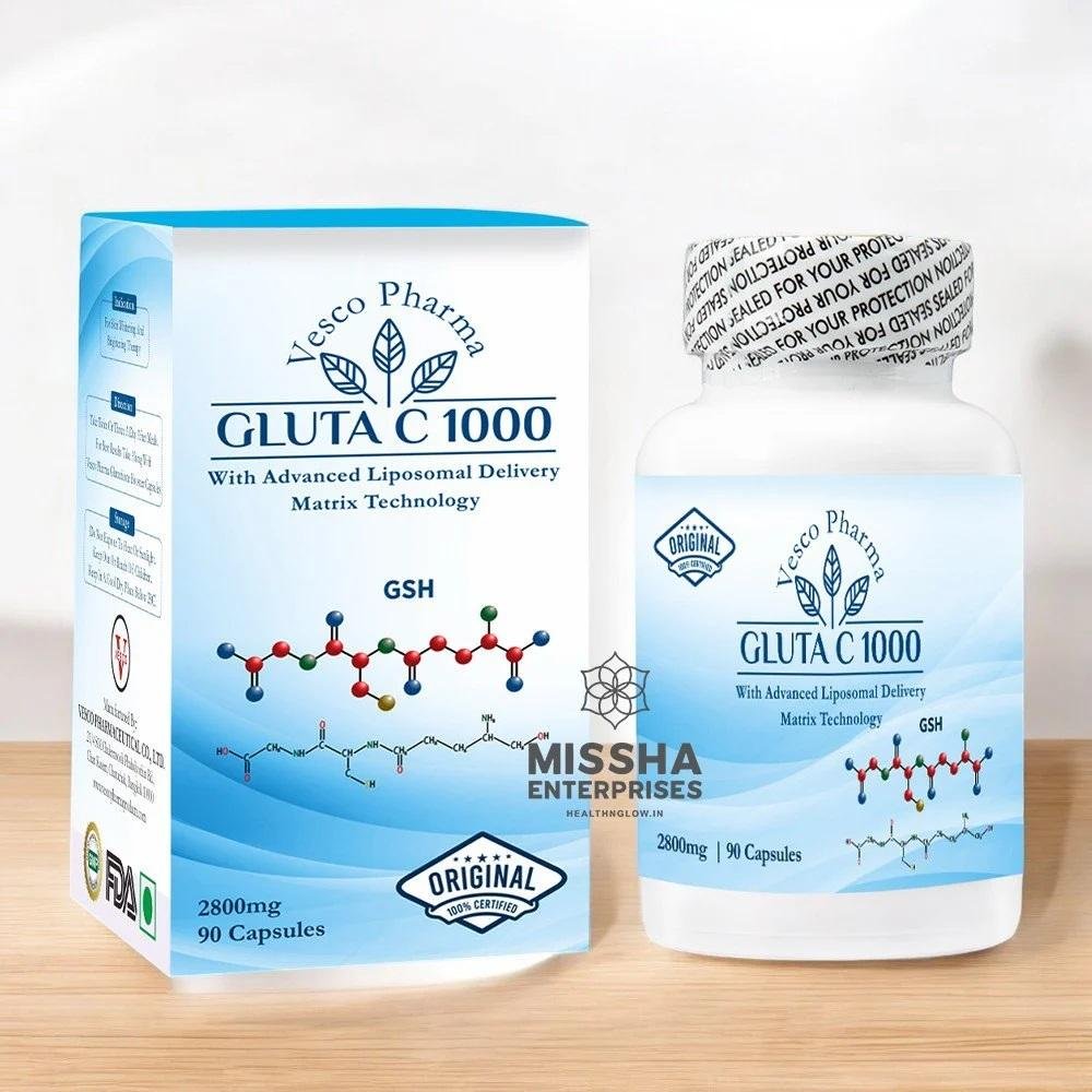 Vesco Pharma Gluta C 1000 - Advanced Liposomal Gsh Delivery Technology