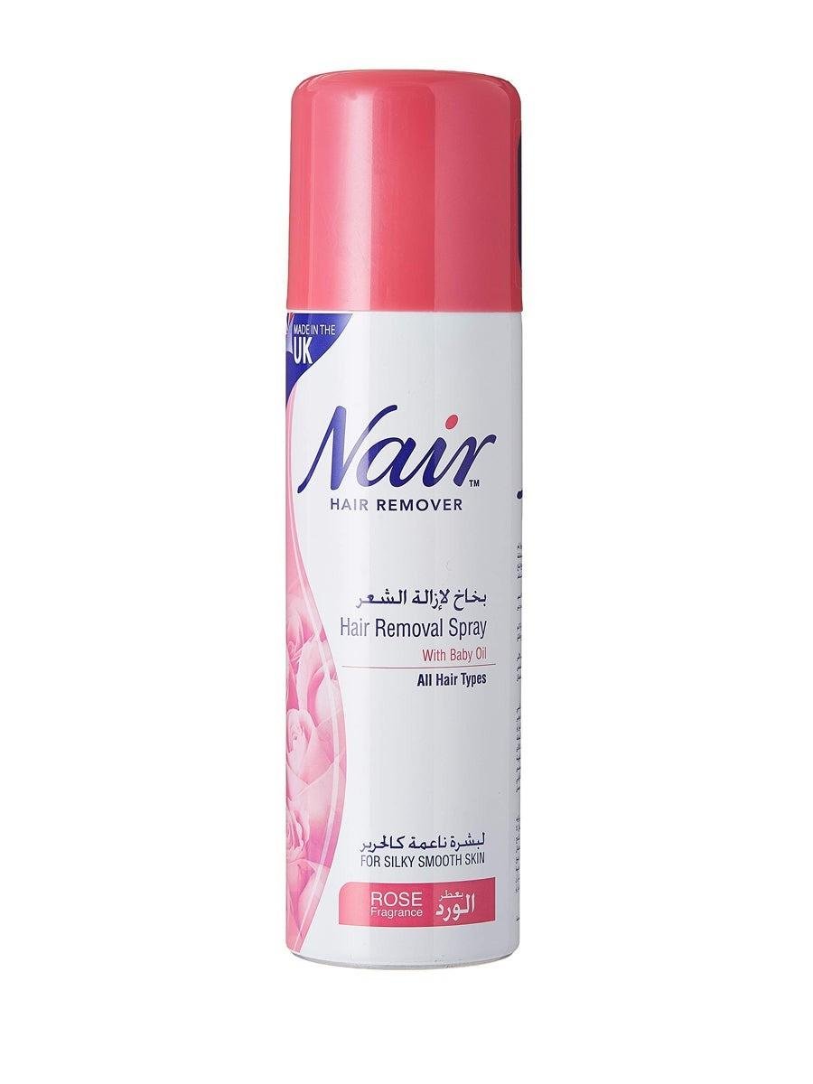 Nair Hair Removal Spray Rose Baby Oil 200ml