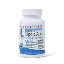 IMMUNOVITES Stabilized R-Alpha Lipoic Acid
