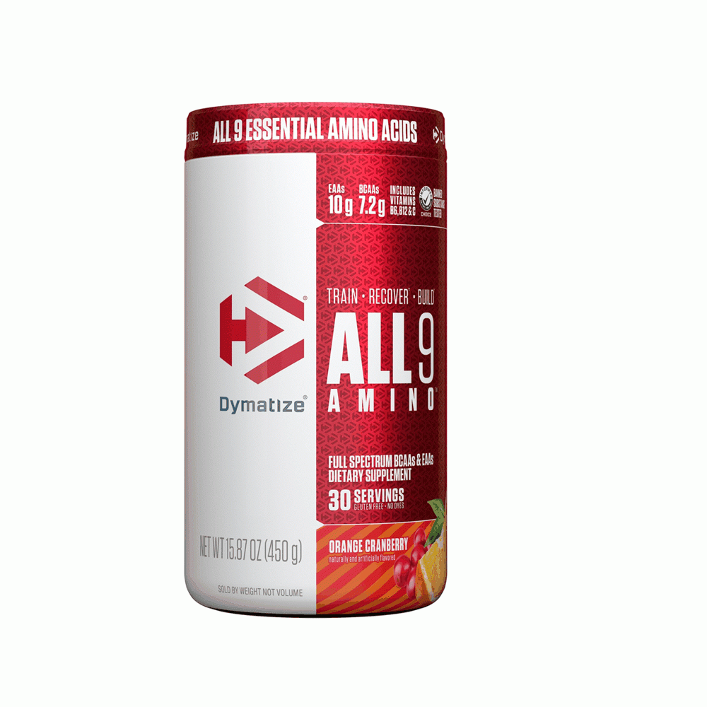 Dymatize ALL9 Amino – Full-Spectrum EAA & BCAA Fuel | Orange Haze