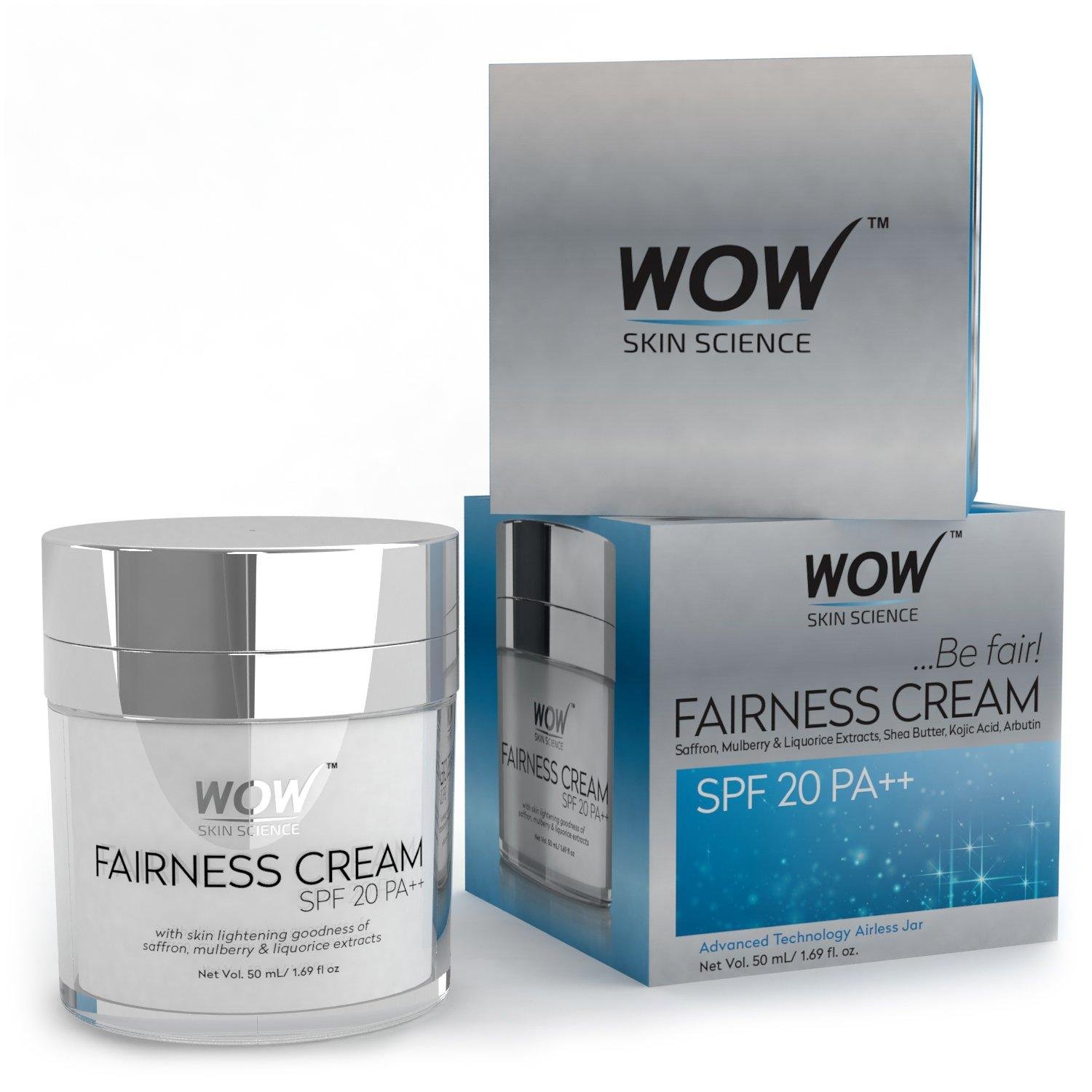 Wow Fairness Cream with SPF 20 PA++ Original Price In Pakistan