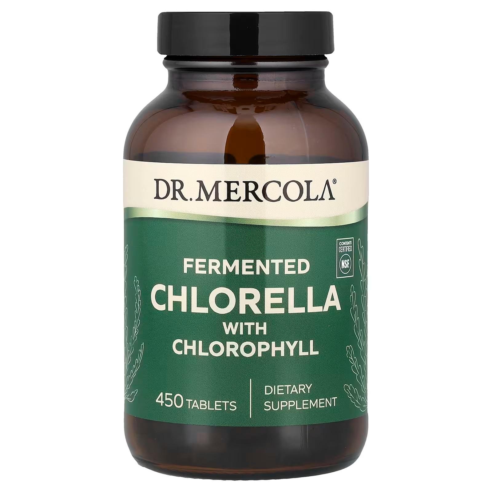 Dr. Mercola, Fermented Chlorella with Chlorophyll, 450 Tablets