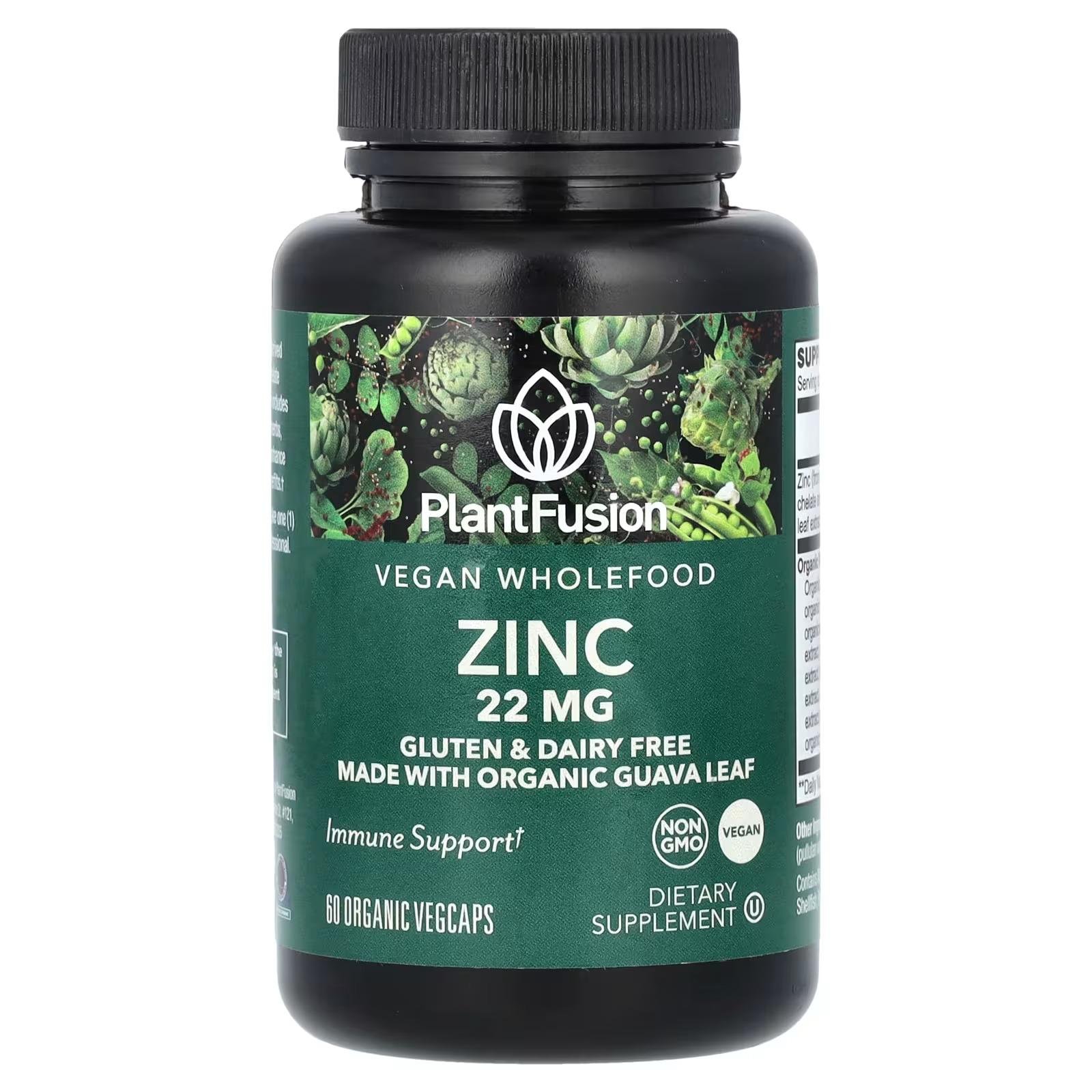 PlantFusion Vegan Wholefood Zinc 22 mg 60 VegCaps in Pakistan