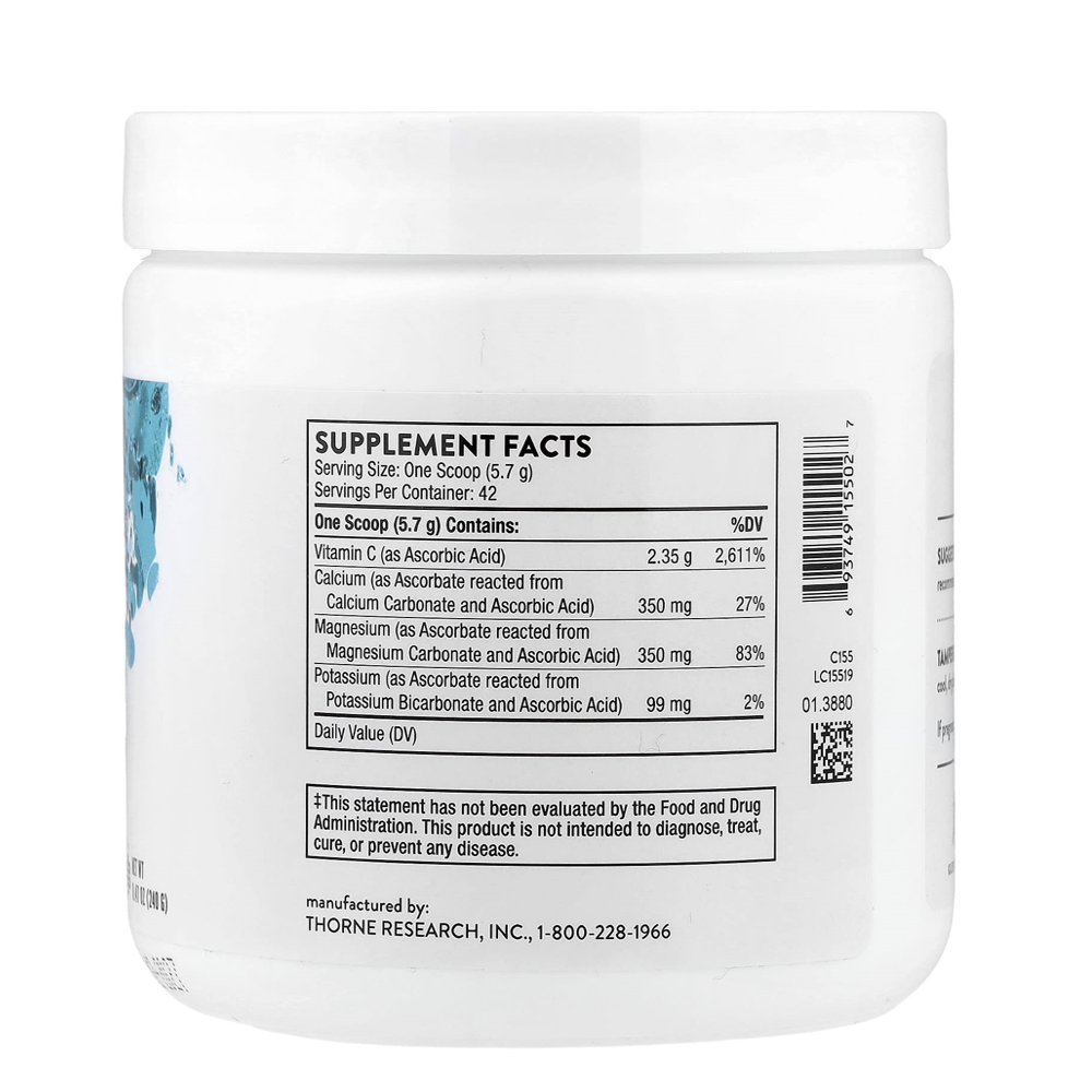 Thorne High Potency Vitamin C (formerly Buffered C Powder) - 42 Scoops thumbnail 3