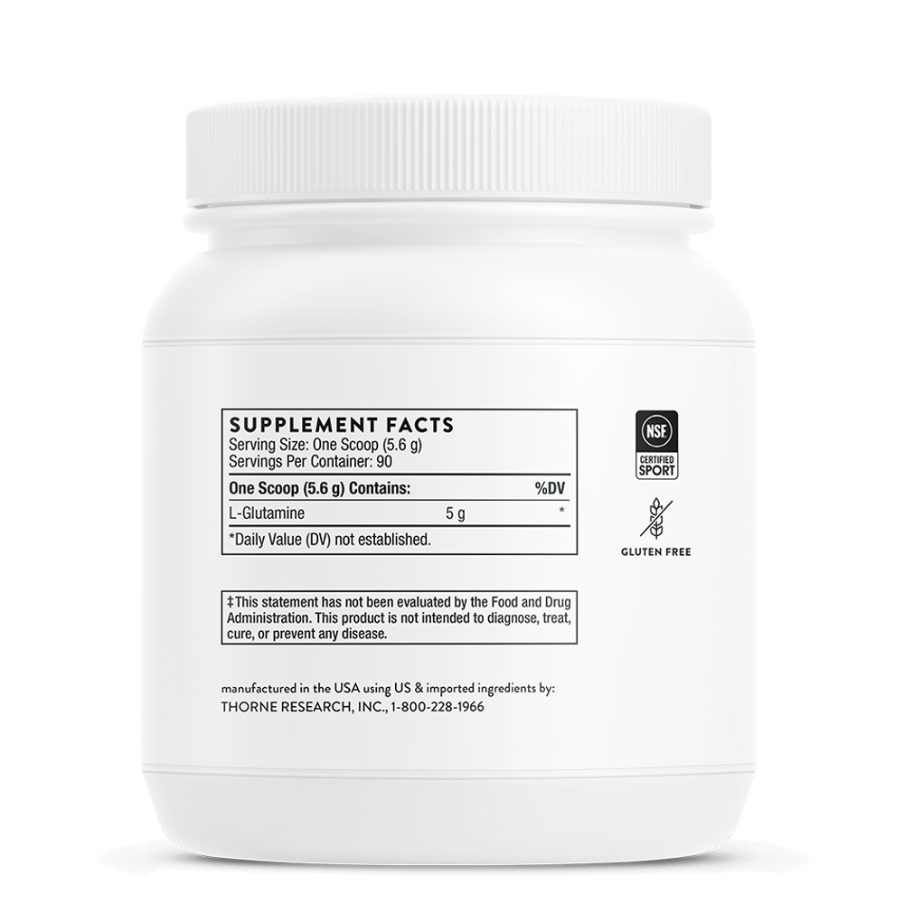 Thorne L-Glutamine Powder - 90 Scoops thumbnail 2