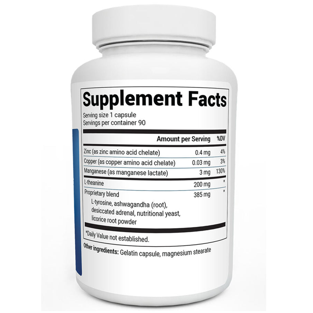 Dr Berg L-Theanine Adrenal Support – 90 Capsules thumbnail 3