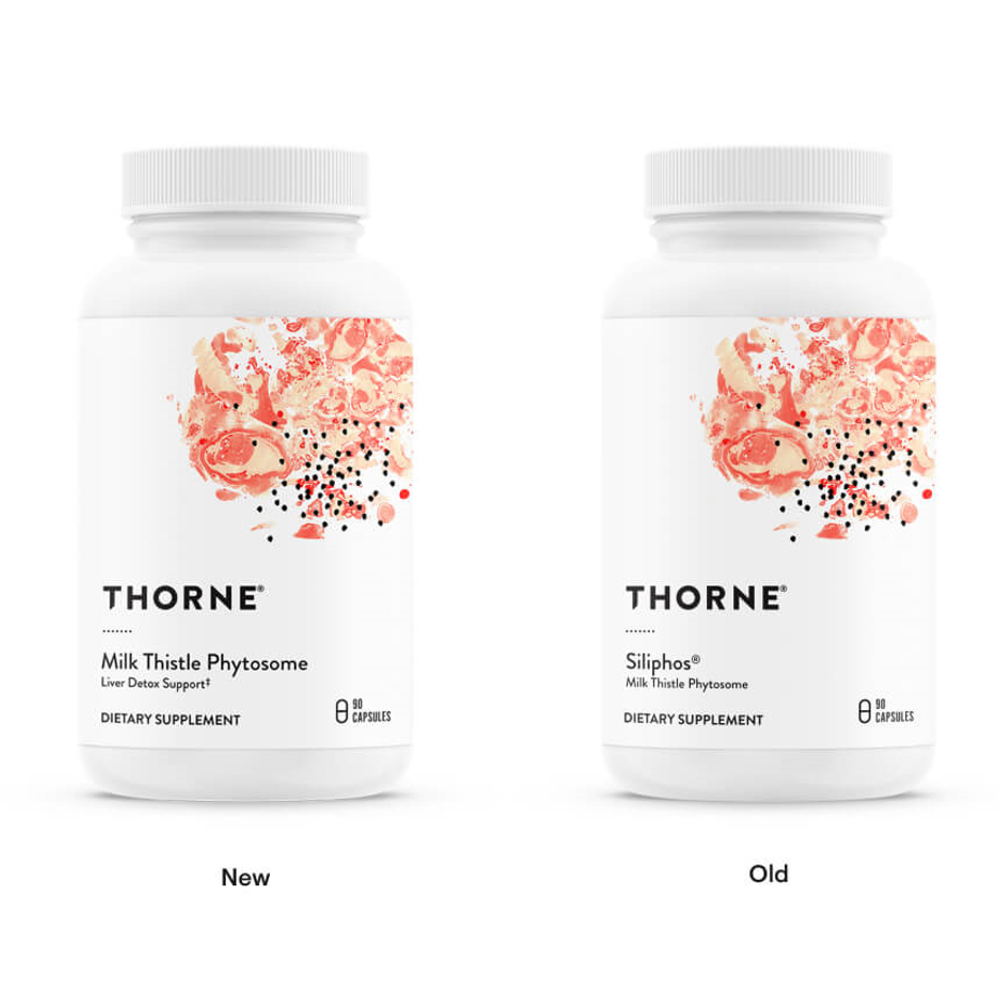 Thorne Milk Thistle Phytosome (formerly Siliphos) 90 Capsules thumbnail 2
