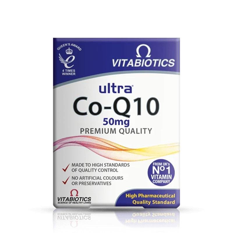 Vitabiotics Ultra Co-Q10 50mg - Premium Quality Antioxidant Support thumbnail 2