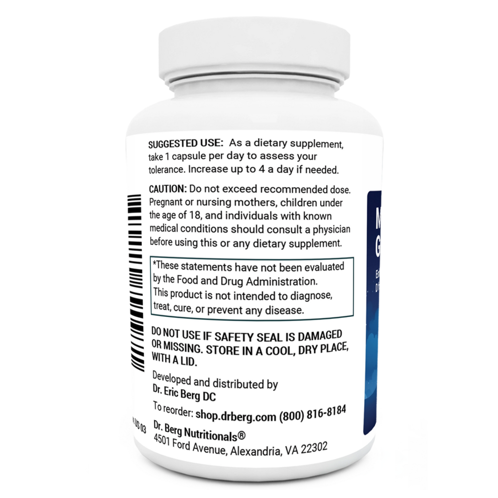 Dr Berg Magnesium Glycinate Natural Vitamin D3, 90 Caps | Sleep Support thumbnail 3