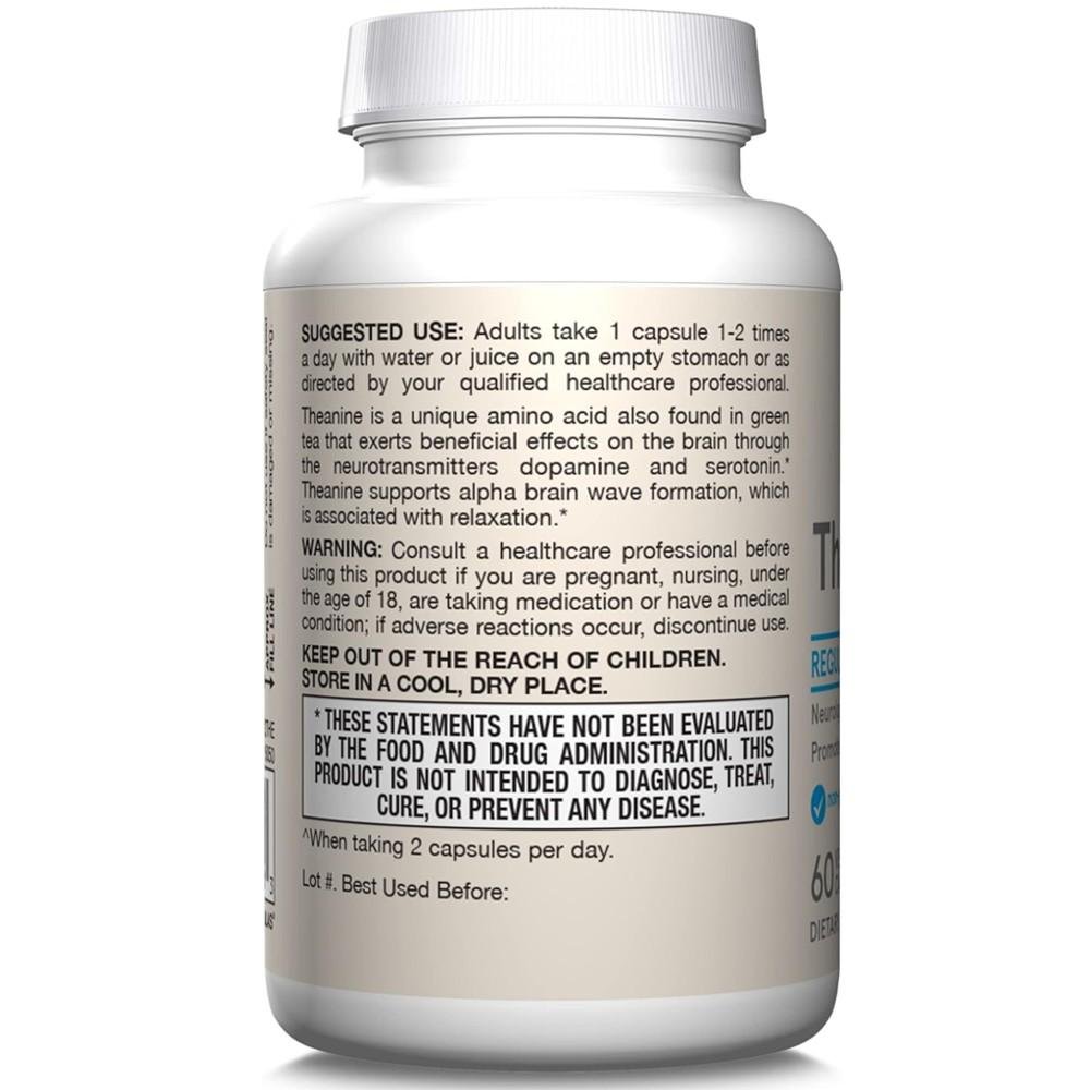 Jarrow Formulas Theanine 100mg – Relaxation & Stress Support thumbnail 3