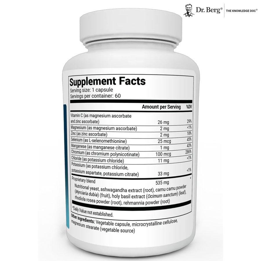Adrenal & Cortisol Support - Dr Berg thumbnail 3