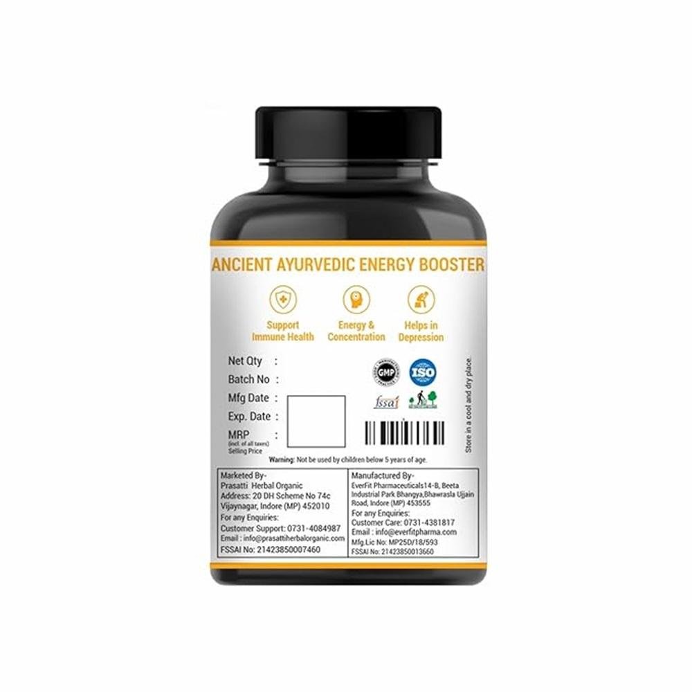 Prasatti Herbal Organic Plant Based Ashwagandha 1000 Mg thumbnail 3