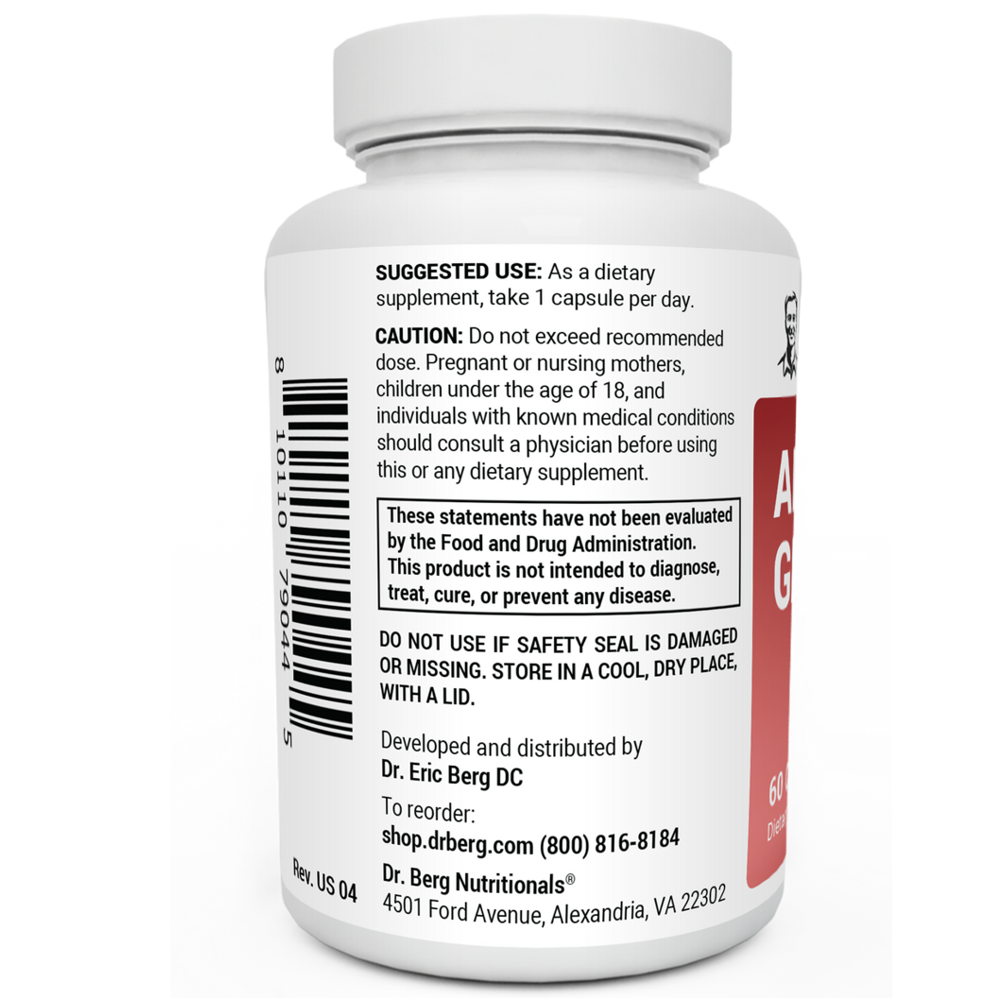 Dr Berg Adrenal Glandular – Hormonal Balance Support | 60 Capsules thumbnail 3