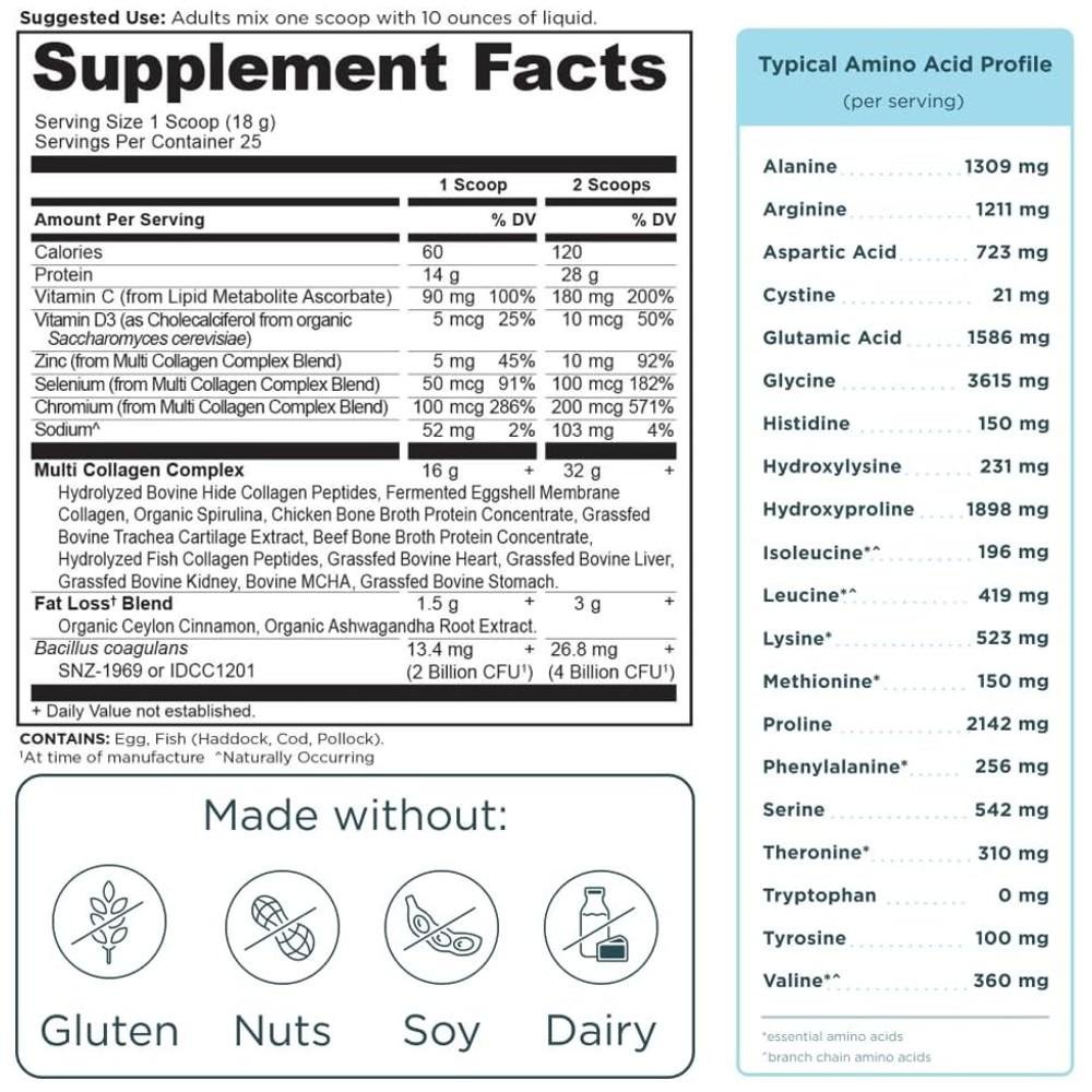 Ancient Nutrition Multi Collagen Advanced Lean+ thumbnail 2