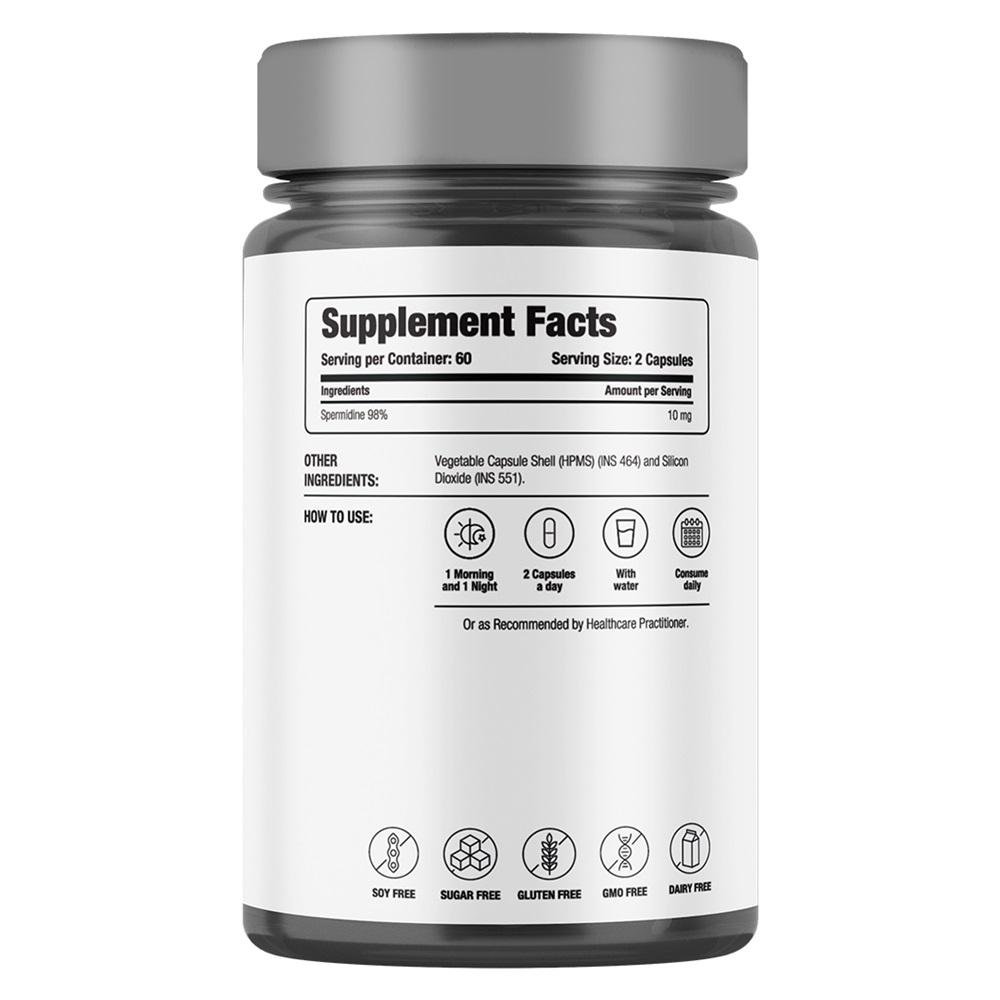 Decode Age® Spermidine - 60 Vegan Capsules thumbnail 2