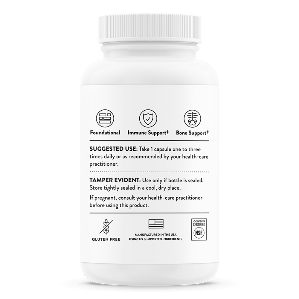 Thorne Vitamin D-5,000 - Nsf Certified for Sport - 60 Capsules thumbnail 6