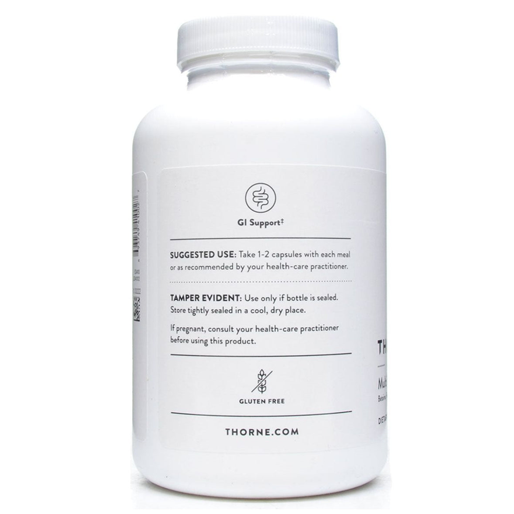 Thorne Multi Enzyme for Digestion Support - 180 Capsules thumbnail 2