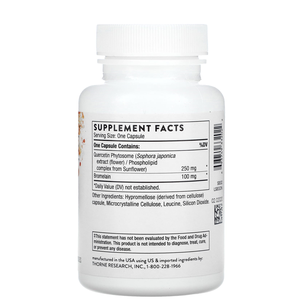 Thorne Quercetin Complex | 60 Capsules thumbnail 2