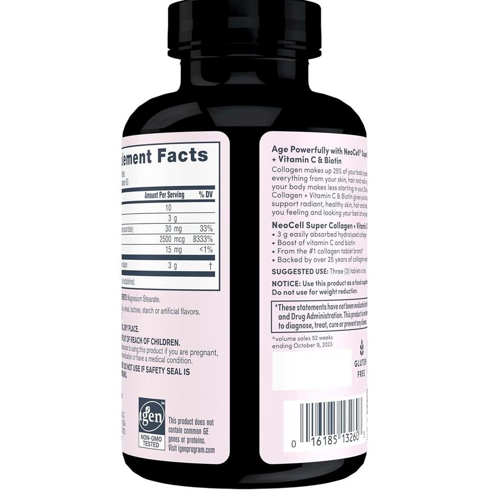 NeoCell Super Collagen + Vitamin C & Biotin - 3 G Collagen thumbnail 2