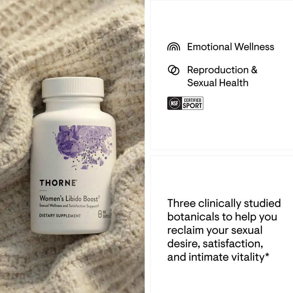 Thorne Women's Libido Boost - 60 Capsules thumbnail 2