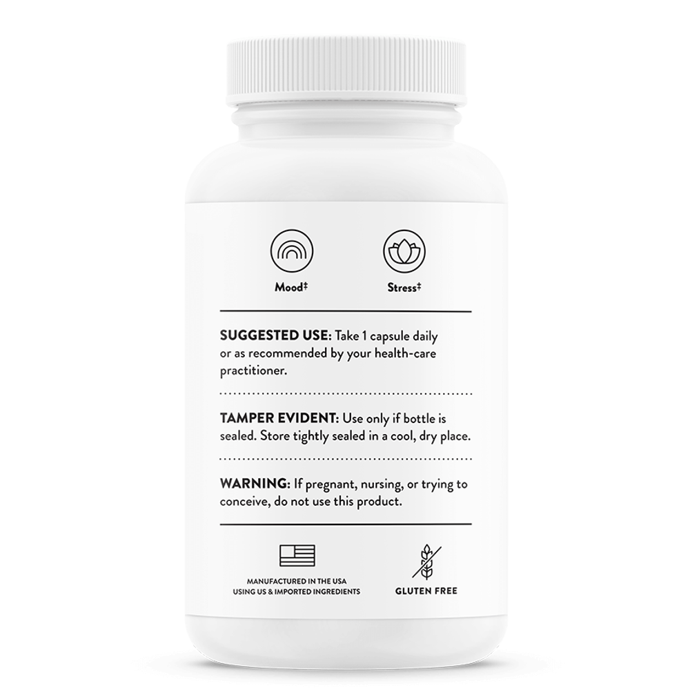 Thorne Ashwagandha Calming Stress - 30 Capsules thumbnail 4