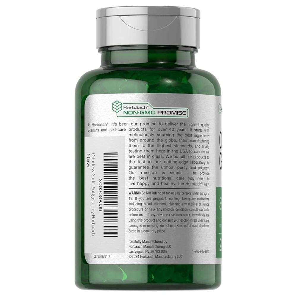 Horbäach Odorless Garlic 3600mg thumbnail 3