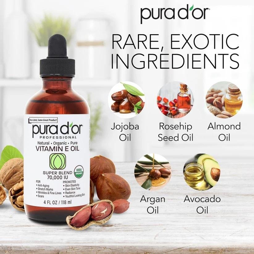 Pura D'or Vitamin E Oil thumbnail 2