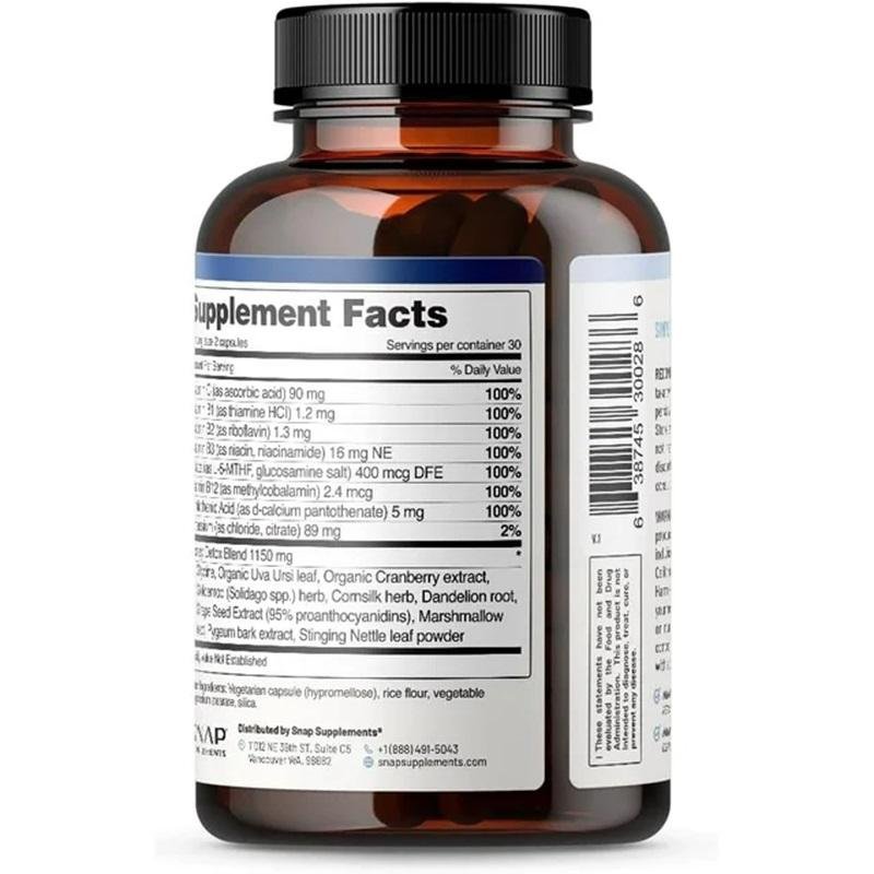 Snap Kidney Health 15 Vitamins Plants & Herbs thumbnail 2