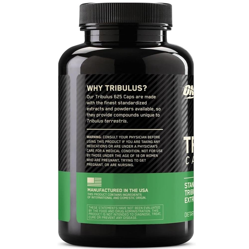 Optimum Nutrition Tribulus Capsules - 625mg Standardized Extract, 100 Capsules thumbnail 3