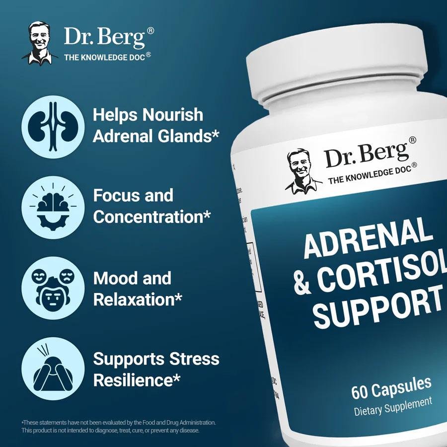 Adrenal & Cortisol Support - Dr Berg thumbnail 2