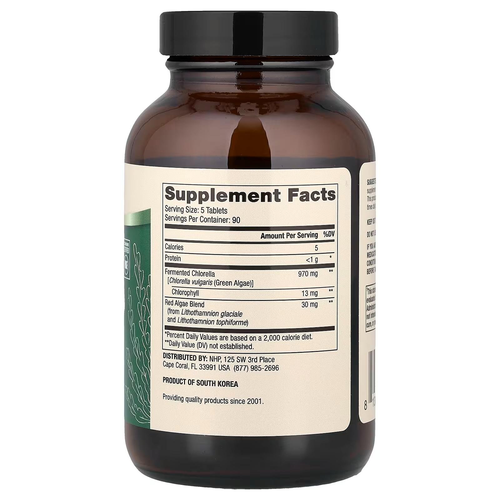 Dr. Mercola, Fermented Chlorella with Chlorophyll, 450 Tablets thumbnail 2