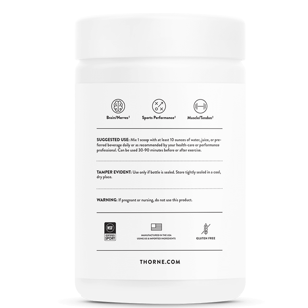 Thorne Creatine + BCAAs | Support Muscle Strength - 30 Scoops thumbnail 2