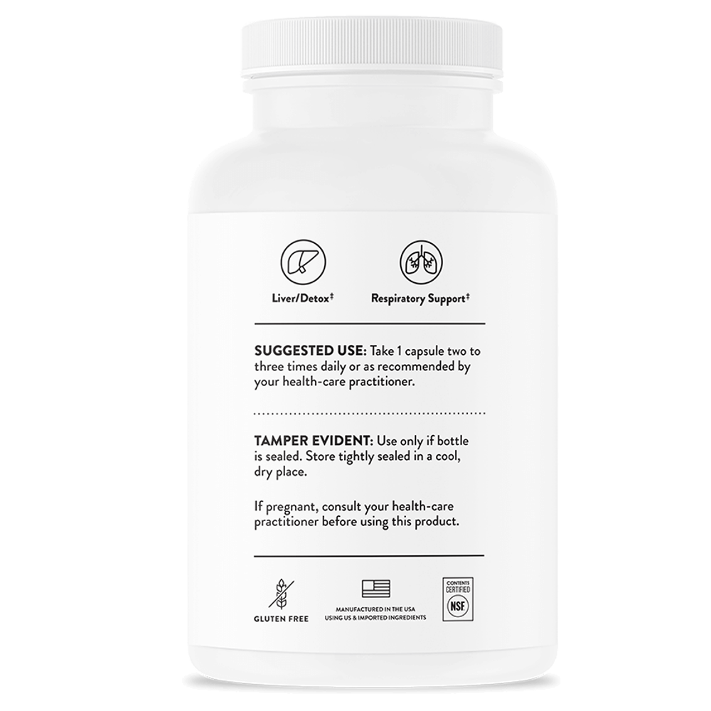 Thorne Nac - N-Acetylcysteine - 90 Capsules thumbnail 7