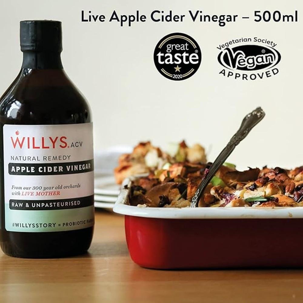 Willy's ACV Organic Probiotic Live Apple Cider Vinegar thumbnail 2