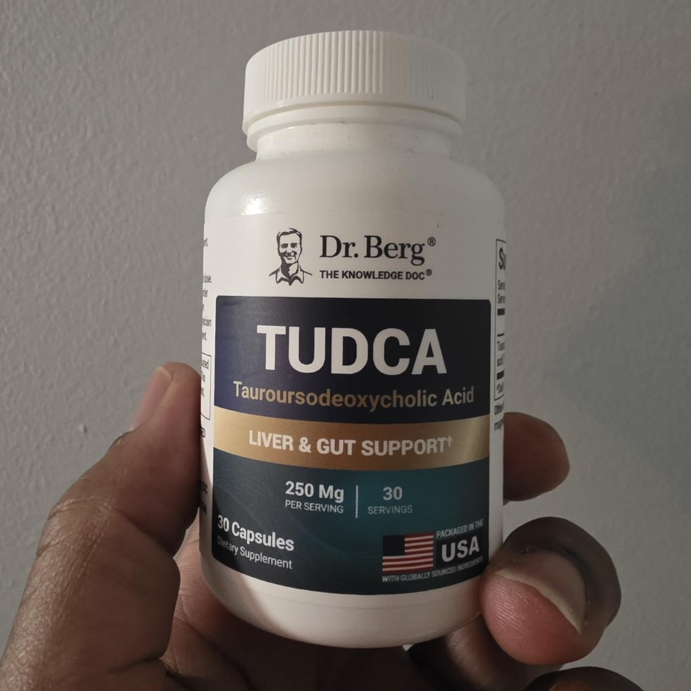Dr Berg Tudca – 250 Mg of Tauroursodeoxycholic Acid | Liver Gut Support – 30 Capsules thumbnail 8