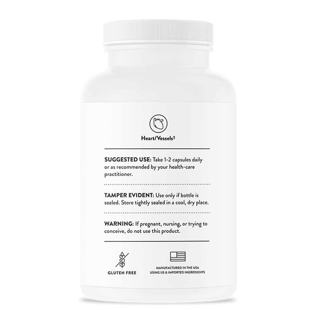Thorne Red Yeast Rice + Coq10 - 120 Capsules thumbnail 2