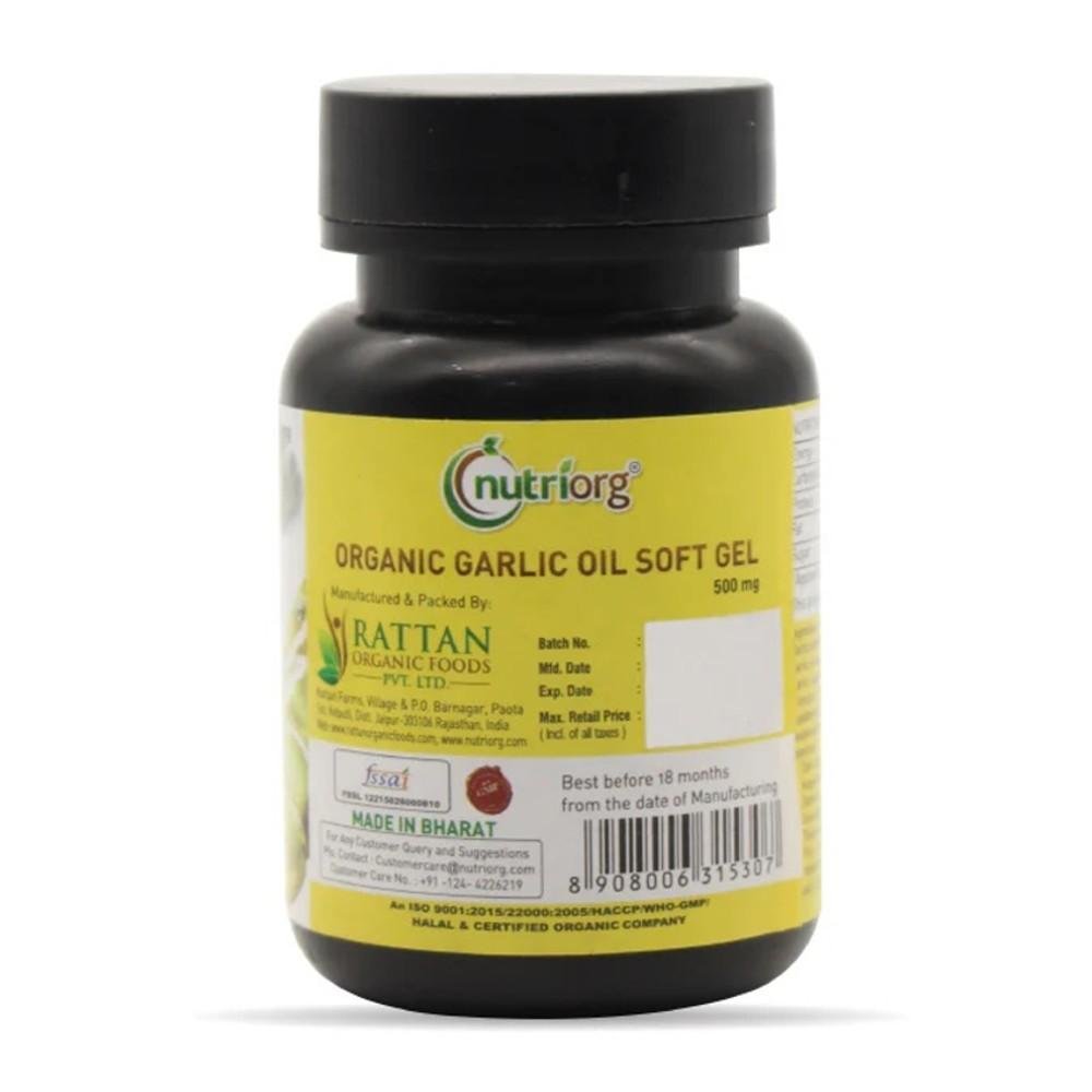 Nutriorg Organic Garlic Oil – Cold Pressed thumbnail 2