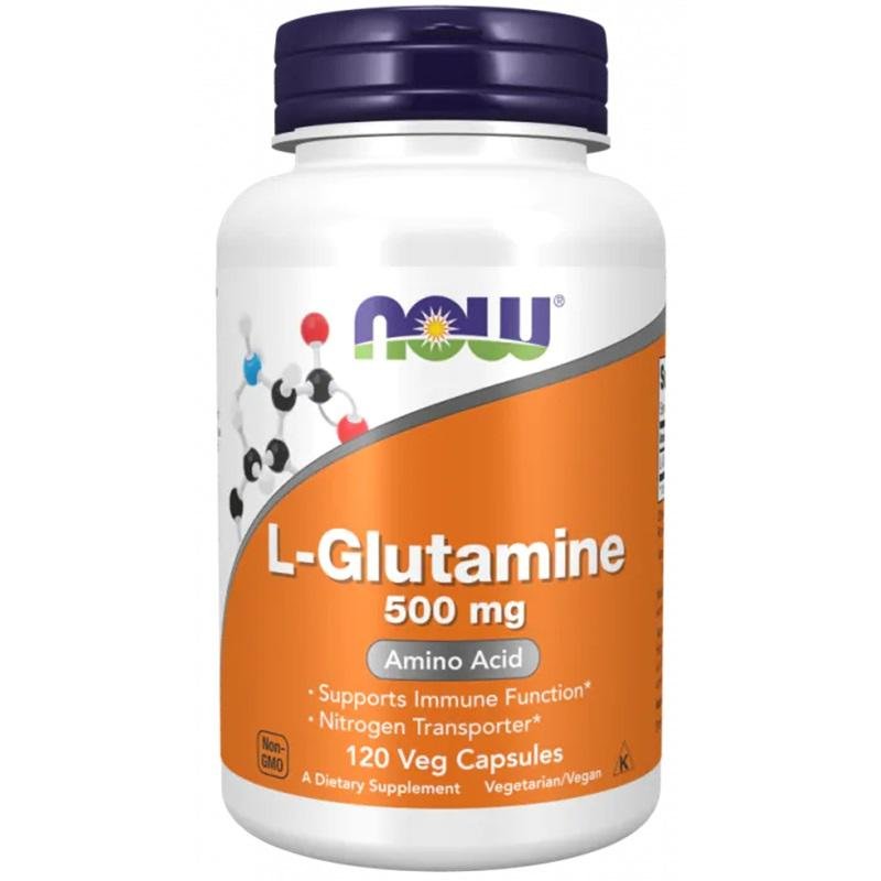 NOW Foods L-Glutamine 500 Mg Amino Acid thumbnail 3