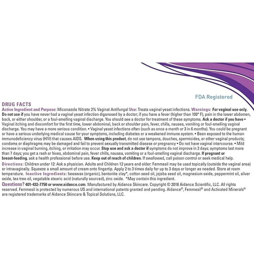 Terrasil Femmesil Ultra Therapy - Natural Relief for Vaginal Itch & Odor thumbnail 3